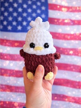 Handmade Crochet Plush Mini Eagle